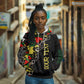 Lion King Africa Graffiti Hoodie Bold Text and Neon Colors - African Pride