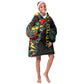 Lion King Africa Graffiti Kid Wearable Blanket Hoodie Bold Text and Neon Colors - African Pride