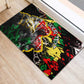 Lion King Africa Graffiti Rubber Doormat Bold Text and Neon Colors - African Pride