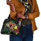 Lion King Africa Graffiti Shoulder Handbag Bold Text and Neon Colors - African Pride