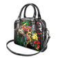 Lion King Africa Graffiti Shoulder Handbag Bold Text and Neon Colors - African Pride