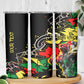 Lion King Africa Graffiti Skinny Tumbler Bold Text and Neon Colors - African Pride