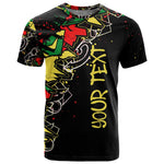 Lion King Africa Graffiti T shirt Bold Text and Neon Colors - African Pride