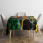 Lion King Africa Graffiti Tablecloth Bold Text and Neon Colors - African Pride