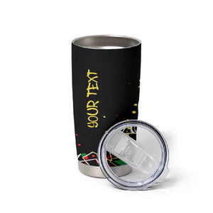 Lion King Africa Graffiti Tumbler Cup Bold Text and Neon Colors - African Pride
