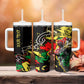 Lion King Africa Graffiti Tumbler With Handle Bold Text and Neon Colors - African Pride