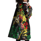Lion King Africa Graffiti Wearable Blanket Hoodie Bold Text and Neon Colors - African Pride
