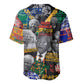 Nelson Mandela Graffiti Baseball Jersey Street Spray Art Recreating The Life Of A Great Man - African Pride