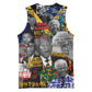 Nelson Mandela Graffiti Basketball Jersey Street Spray Art Recreating The Life Of A Great Man - African Pride