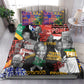 Nelson Mandela Graffiti Bedding Set Street Spray Art Recreating The Life Of A Great Man - African Pride
