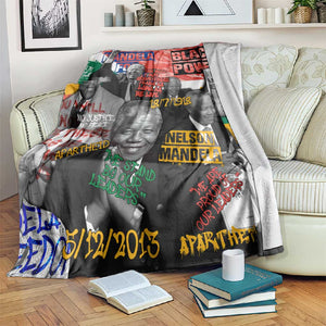 Nelson Mandela Graffiti Blanket Street Spray Art Recreating The Life Of A Great Man - African Pride