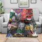 Nelson Mandela Graffiti Blanket Street Spray Art Recreating The Life Of A Great Man - African Pride