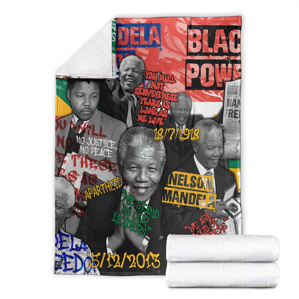 Nelson Mandela Graffiti Blanket Street Spray Art Recreating The Life Of A Great Man - African Pride