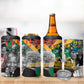 Nelson Mandela Graffiti 4 in 1 Can Cooler Tumbler Street Spray Art Recreating The Life Of A Great Man - African Pride