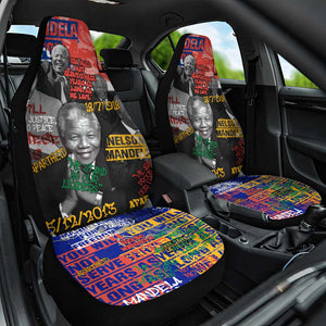 Nelson Mandela Graffiti Car Seat Cover Street Spray Art Recreating The Life Of A Great Man - African Pride