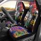 Nelson Mandela Graffiti Car Seat Cover Street Spray Art Recreating The Life Of A Great Man - African Pride