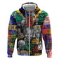 Nelson Mandela Graffiti Hoodie Street Spray Art Recreating The Life Of A Great Man - African Pride