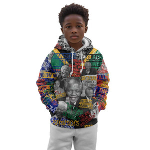 Nelson Mandela Graffiti Kid Hoodie Street Spray Art Recreating The Life Of A Great Man - African Pride