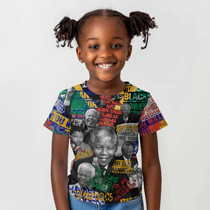 Nelson Mandela Graffiti Kid T shirt Street Spray Art Recreating The Life Of A Great Man - African Pride