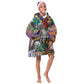 Nelson Mandela Graffiti Kid Wearable Blanket Hoodie Street Spray Art Recreating The Life Of A Great Man - African Pride