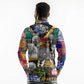 Nelson Mandela Graffiti Long Sleeve Polo Shirt Street Spray Art Recreating The Life Of A Great Man - African Pride