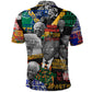 Nelson Mandela Graffiti Polo Shirt Street Spray Art Recreating The Life Of A Great Man - African Pride