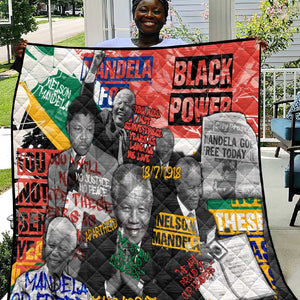 Nelson Mandela Graffiti Quilt Street Spray Art Recreating The Life Of A Great Man - African Pride