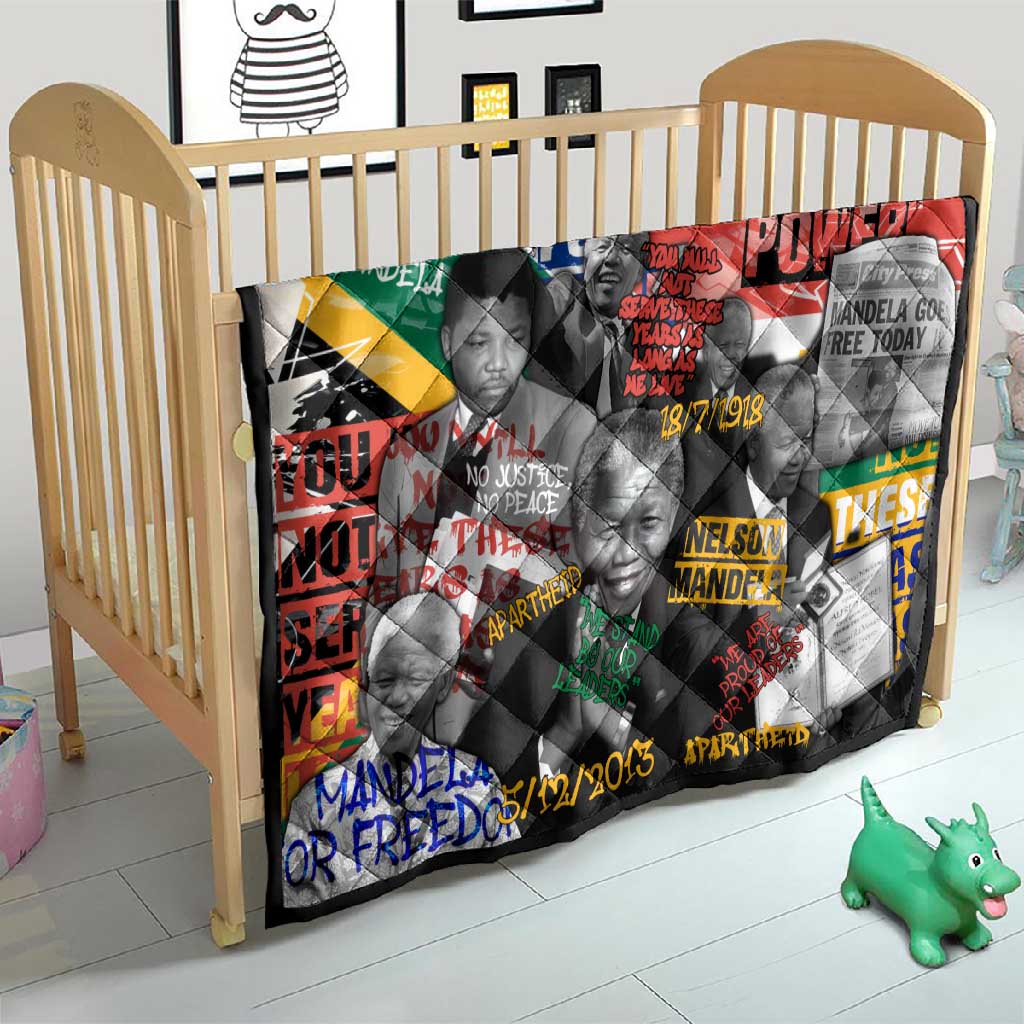 Nelson Mandela Graffiti Quilt Street Spray Art Recreating The Life Of A Great Man - African Pride