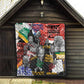 Nelson Mandela Graffiti Quilt Street Spray Art Recreating The Life Of A Great Man - African Pride