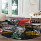 Nelson Mandela Graffiti Round Carpet Street Spray Art Recreating The Life Of A Great Man - African Pride