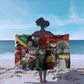 Nelson Mandela Graffiti Sarong Street Spray Art Recreating The Life Of A Great Man - African Pride