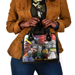 Nelson Mandela Graffiti Shoulder Handbag Street Spray Art Recreating The Life Of A Great Man - African Pride