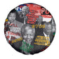 Nelson Mandela Graffiti Spare Tire Cover Street Spray Art Recreating The Life Of A Great Man - African Pride