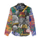 Nelson Mandela Graffiti Women Casual Shirt Street Spray Art Recreating The Life Of A Great Man - African Pride