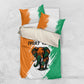 Ivory Coast Bedding Set African Elephant in Ivorian Flag Colors - African Pride