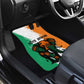 Ivory Coast Car Mats African Elephant in Ivorian Flag Colors - African Pride