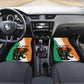 Ivory Coast Car Mats African Elephant in Ivorian Flag Colors - African Pride