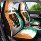 Ivory Coast Car Seat Cover African Elephant in Ivorian Flag Colors - African Pride