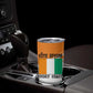 Ivory Coast Tumbler Cup African Elephant in Ivorian Flag Colors - African Pride