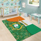 Ivory Coast Area Rug Elephant Crest and Tribal Pattern - African Pride