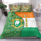 Ivory Coast Bedding Set Elephant Crest and Tribal Pattern - African Pride