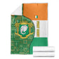 Ivory Coast Blanket Elephant Crest and Tribal Pattern - African Pride