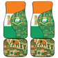 Ivory Coast Car Mats Elephant Crest and Tribal Pattern - African Pride