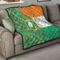 Ivory Coast Quilt Elephant Crest and Tribal Pattern - African Pride