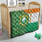 Ivory Coast Quilt Elephant Crest and Tribal Pattern - African Pride