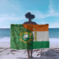 Ivory Coast Sarong Elephant Crest and Tribal Pattern - African Pride