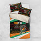 Ivory Coast Elephants Football Bedding Set Soccer with Tribal Pattern - African Pride
