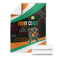 Ivory Coast Elephants Football Blanket Soccer with Tribal Pattern - African Pride