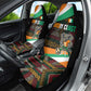 Ivory Coast Elephants Football Car Seat Cover Soccer with Tribal Pattern - African Pride
