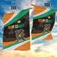 Ivory Coast Elephants Football Garden Flag Soccer with Tribal Pattern - African Pride